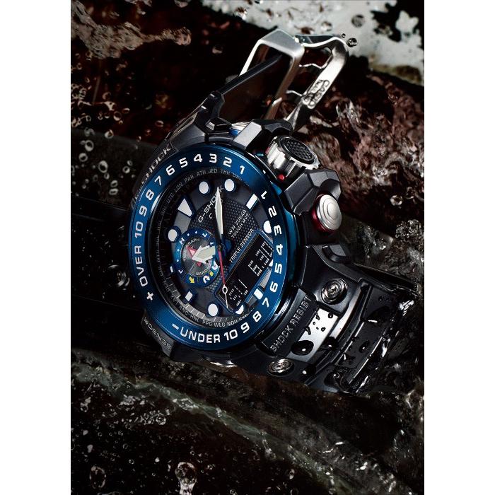 CASIO G-SHOCK GULFMASTER GWN-1000B-1BJF JDM Master of G Triple Sensor Analog-Digital Solar Radio Maritime Men's Watch
