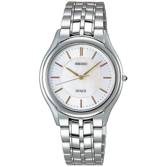 Seiko Dolce & Exceline Pair Quartz SACL009 Men's White Mother-of-Pearl Dial
