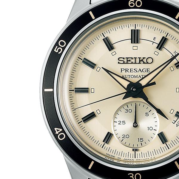 Seiko Presage Style 60's SARY209 Men's Mechanical Automatic Watch with Date Hand and Power Reserve