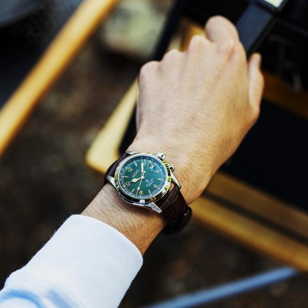 Seiko Prospex Alpinist SBDC091 Men's Mechanical Automatic Watch with Leather Strap, Exclusive Model