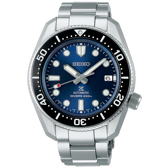Seiko Prospex 1968 Mechanical Diver's Watch, Modern Design, SBDC127, Men's Automatic Watch, Blue, Exclusive