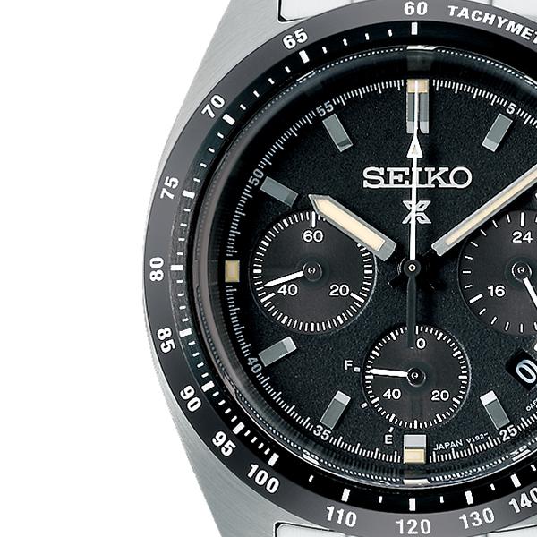 Seiko Prospex SPEEDTIMER Solar Chronograph SBDL091 Men's Watch, Black