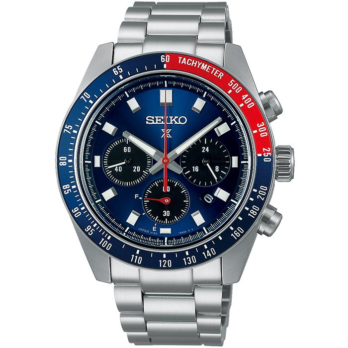 Seiko Prospex SPEEDTIMER Solar Chronograph in Archive Colors (SBDL097) Men's Watch (Pepsi)