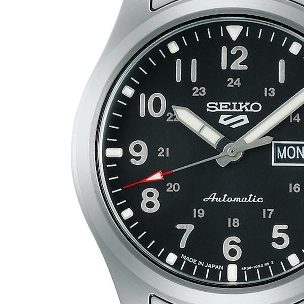 Seiko 5 Sports FIELD SPORTS STYLE SBSA111 Men's Mechanical Automatic Watch, Black