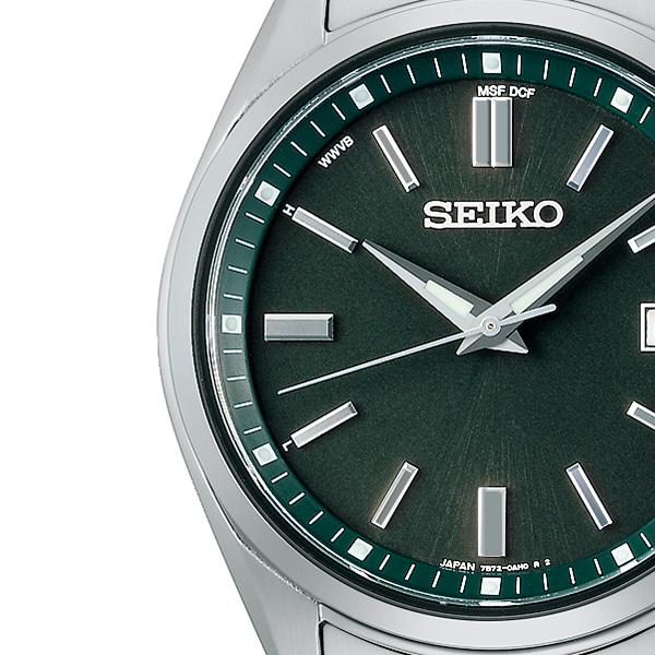 Seiko Selection S Series SBTM319 Men's Solar Radio-Controlled Watch, Green
