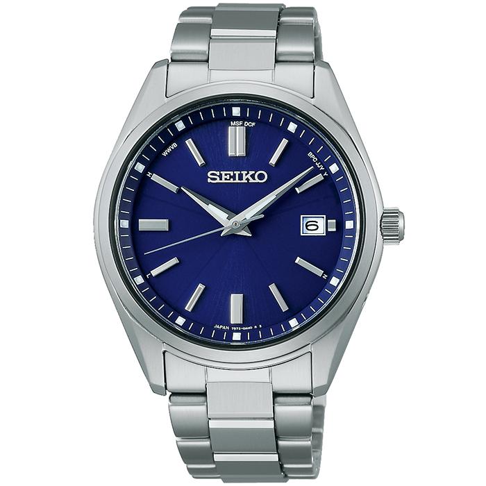 Seiko Selection S Series SBTM321 Men's Solar Radio-Controlled Watch, Blue