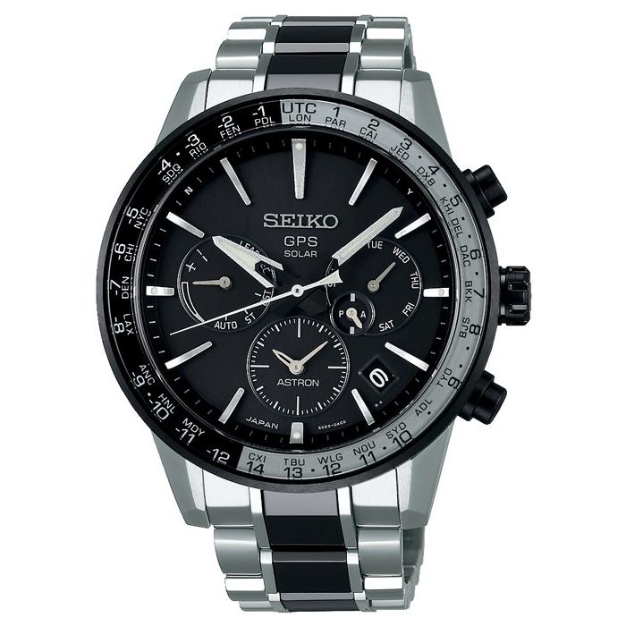 Seiko Astron Limited Edition 5X Series SBXC011 Men's Solar GPS Satellite Radio Wave Titanium Black Watch