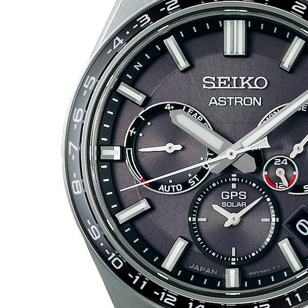 Seiko Astron NEXTER SBXC111 Men's Solar-Powered GPS Satellite Radio Wave Watch, Black Exclusive Model