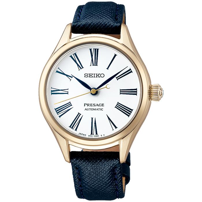 SEIKO Presage Craftsmanship SRRX002 JDM Mechanical Enamel Dial Calfskin Leather Women's Watch