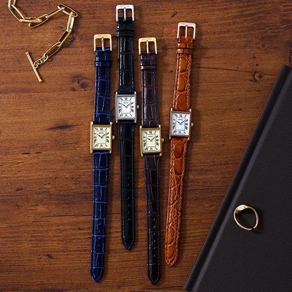 SEIKO SELECTION nano・universe Collaboration Model SSEH004 JDM Blue Dial Blue Leather Strap Women's Quartz Watch