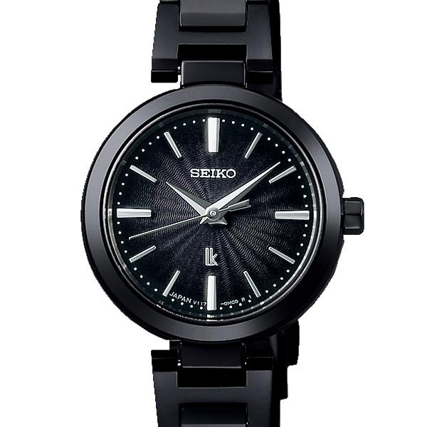 Seiko Lukia I Collection Mini Solar SSVR141 Women's Watch, Solar, Black, Compact