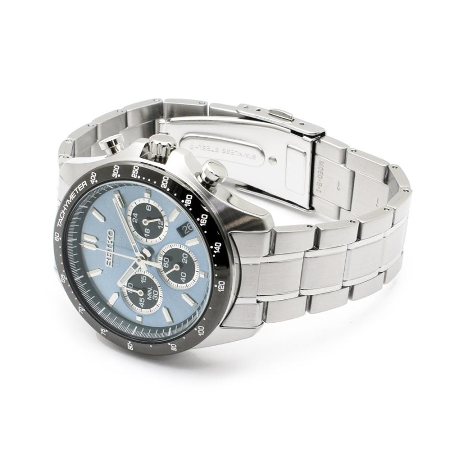 SEIKO SELECTION SBTR027 Spirit Blue-Gray Dial Quartz Chronograph JDM Men's Watch