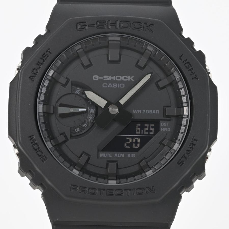 CASIO G-Shock GA-2100-1A1 CasiOak All Black Analog Digital Men's Watch Carbon Core Guard