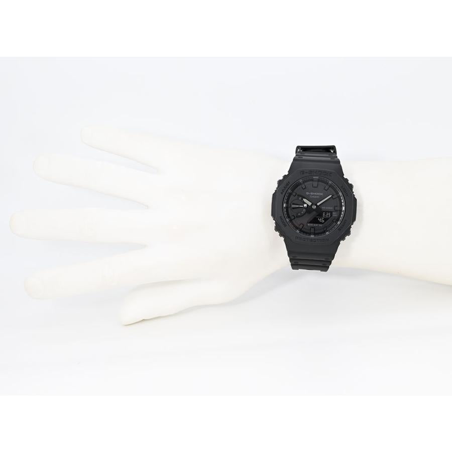 CASIO G-Shock GA-2100-1A1 CasiOak All Black Analog Digital Men's Watch Carbon Core Guard