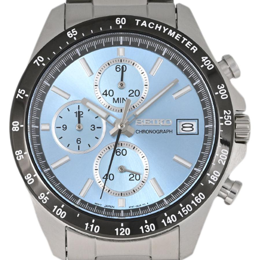 SEIKO SELECTION SBTR029 Light Blue Dial Quartz Chronograph JDM Men's Watch