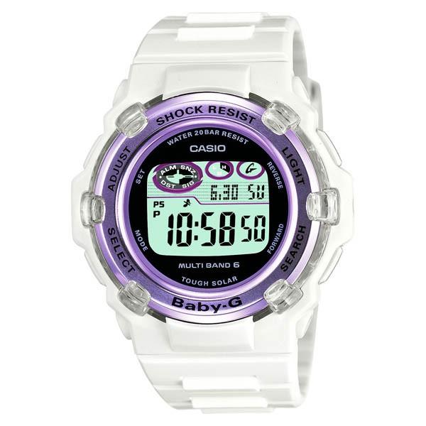 BGR-3003-7BJF CASIO Baby-G White Baby-G White Baby-G White Solar Radio-Controlled Watch Baby-G Radio-Controlled Solar