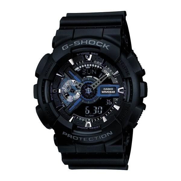 GA-110-1BJF CASIO G-SHOCK Ana-Digi Black Athleisure All Black