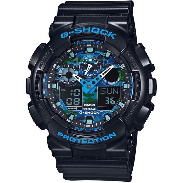 Camouflage GA-100CB-1AJF CASIO G-SHOCK Camouflage GA-100 Series Men's Watch