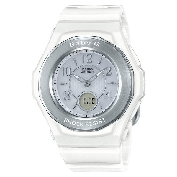 CASIO BABY-G BGA-1050-7BJF Radio-Controlled Solar Watch, White, Light-Dispersing Solar Panel, World Time