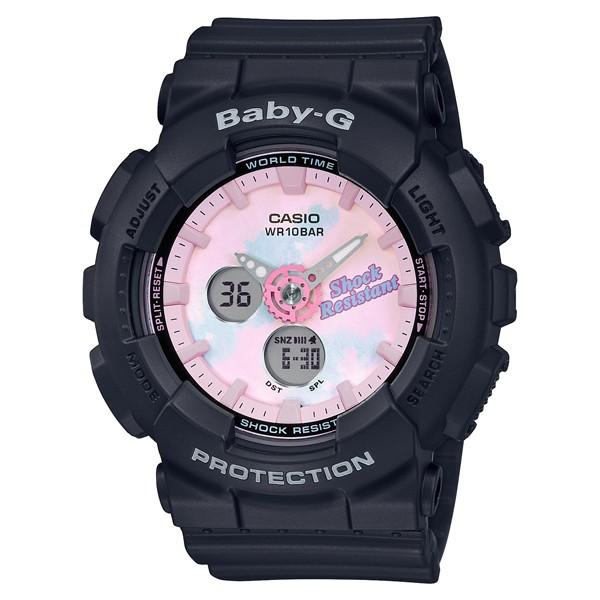 BA-120T-1AJF BABY-G CASIO Summer Orange Mixed Color Women's Watch