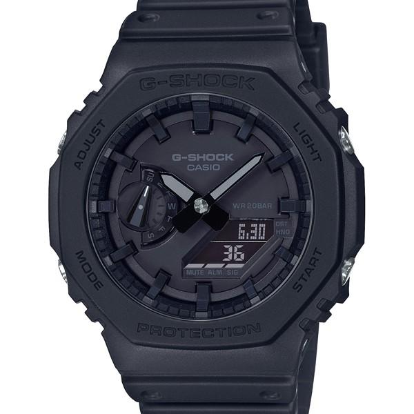 CASIO G-SHOCK GA-2100-1A1JF JDM Carbon Core Guard All Black Analog Dig