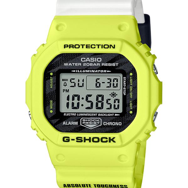 DW-5600TGA-9JF G-SHOCK CASIO Lightning Yellow Digital Men's Watch