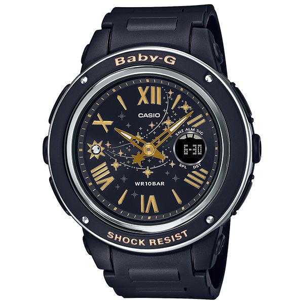BGA-150ST-1AJF BABY-G CASIO Star Dial Series Black Women's Watch