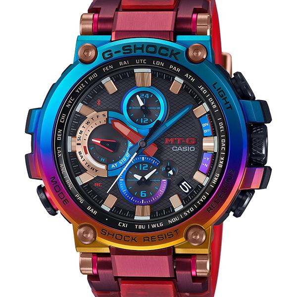 MTG-B1000VL-4AJR G-SHOCK CASIO Volcano and Lightning Motif Rainbow Men's Watch