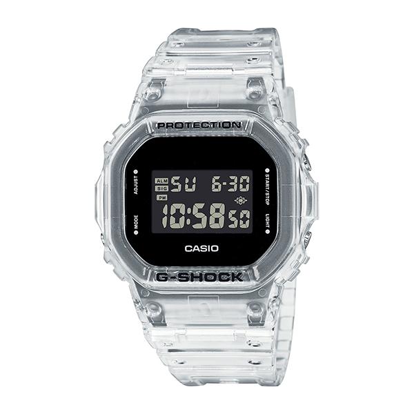 DW-5600SKE-7JF CASIO G-SHOCK Skeleton Digital Black Men's Watch
