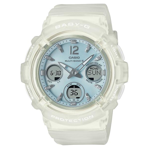 BGA-2800-7A2JF CASIO Baby-G Radio-Controlled Solar White Skeleton Women's Watch