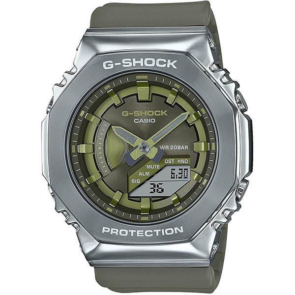 GM-S2100-3AJF CASIO G-SHOCK Metal Green Octagonal Men's Watch