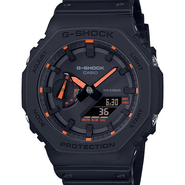 GA-2100-1A4JF G-SHOCK CASIO Carbon Core Guard Black Neon Men's Watch