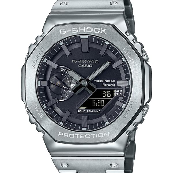 CASIO G-SHOCK GM-B2100D-1AJF Full Metal Silver Analog Digital Men's Watch Japan Model