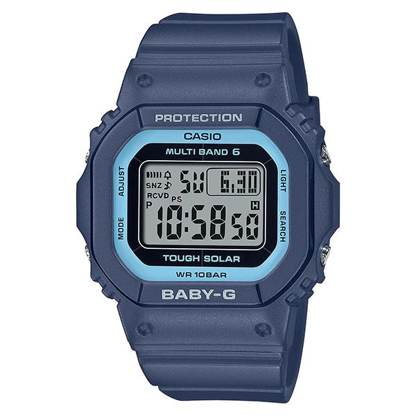 BGD-5650-2JF CASIO Baby-G Radio-Controlled Solar Tough Solar Navy Blue Women's Watch