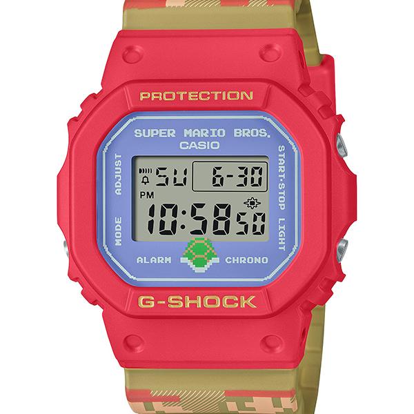 DW-5600SMB-4JR CASIO G-SHOCK Super Mario Bros. Collaboration Men's Watch