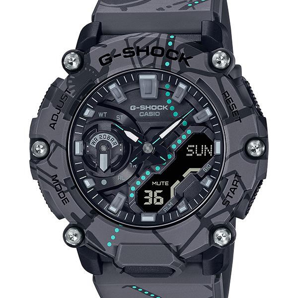 GA-2200SBY-8AJR G-SHOCK CASIO Treasure Hunt Shibuya Map Men's Watch