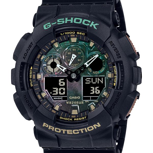 GA-100RC-1AJF G-SHOCK CASIO Big Case Teal and Brown Color Men's Watch
