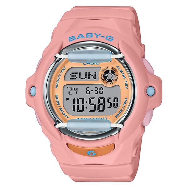 BG-169PB-4JF Baby-G Tropical Beach Design Coral Pink Women's Watch