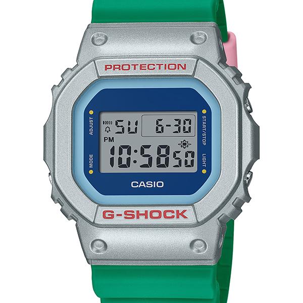 DW-5600EU-8A3JF G-SHOCK CASIO Euphoria Series Green Silver Men's Watch