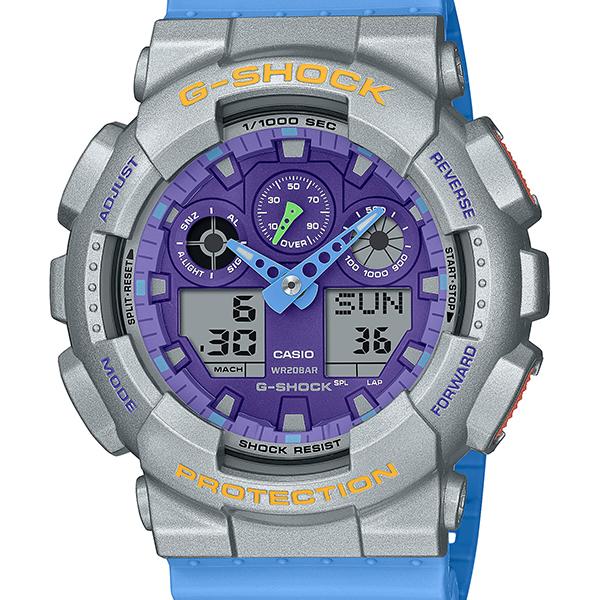 GA-100EU-8A2JF G-SHOCK CASIO Euphoria Series Blue Silver Men's Watch