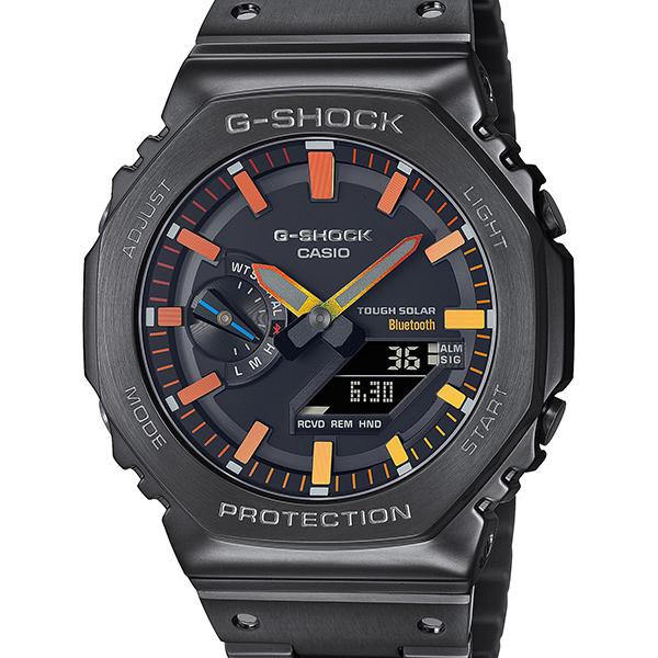CASIO G-SHOCK GM-B2100BPC-1AJF Full Metal Black Rainbow JDM Bluetooth Solar Men's Watch