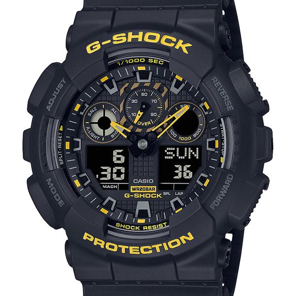 GA-100CY-1AJF G-SHOCK CASIO Caution Yellow Series Men's Watch
