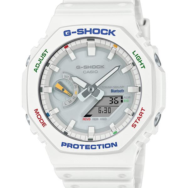CASIO G-SHOCK GA-B2100FC-7AJF JDM Tough Solar Mobile Link Analog-Digital Multicolor Accent White Men's Watch