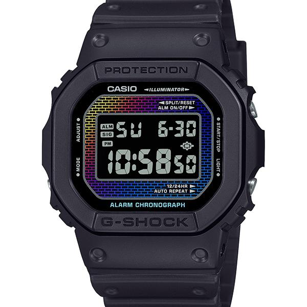 DW-5600RW-1JF G-SHOCK CASIO Rainbow Brick Wall Men's Watch