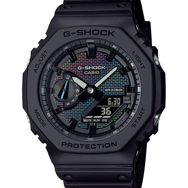 GA-2100RW-1AJF G-SHOCK CASIO Rainbow Brick Wall Men's Watch