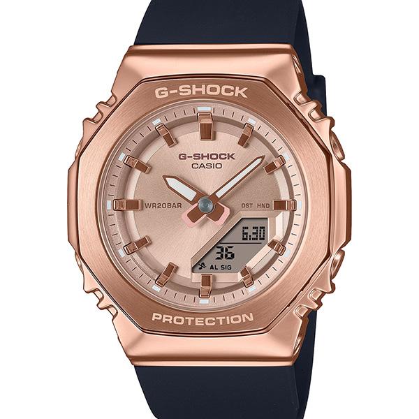GM-S2110PG-1A4JF G-SHOCK CASIO Pink Gold Metal Women's Watch