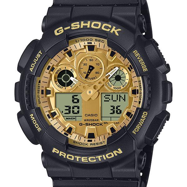 GA-100GGB-1A9JF CASIO G-SHOCK BLACK AND GOLD SERIES Men's Watch