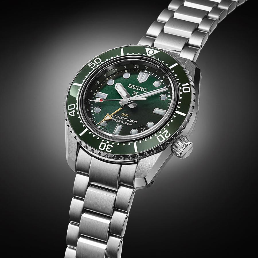 Montre Seiko Prospex SBEJ009 pour homme, automatique, 1968, modèle de plongée mécanique, design moderne, GMT, vert