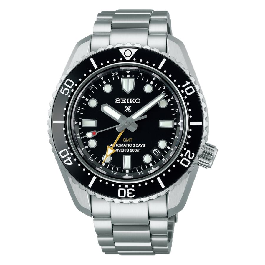 SBEJ011-Montre-Seiko-SEIKO-Prospex-Automatique-Homme-1968-Plongée Mécanique-Design Moderne-GMT-Noir-