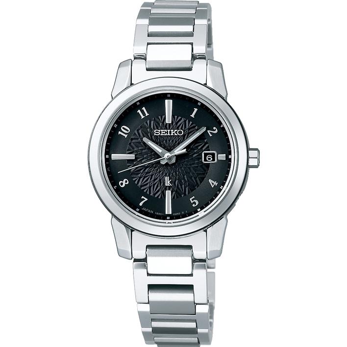 Montre radio-pilotée solaire Seiko LUKIA SSQV081 pour femme, collection I, heure mondiale